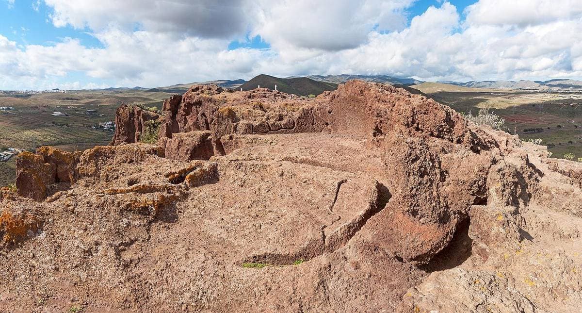 Cuatro Puertas archaeological site in Telde, Gran Canaria