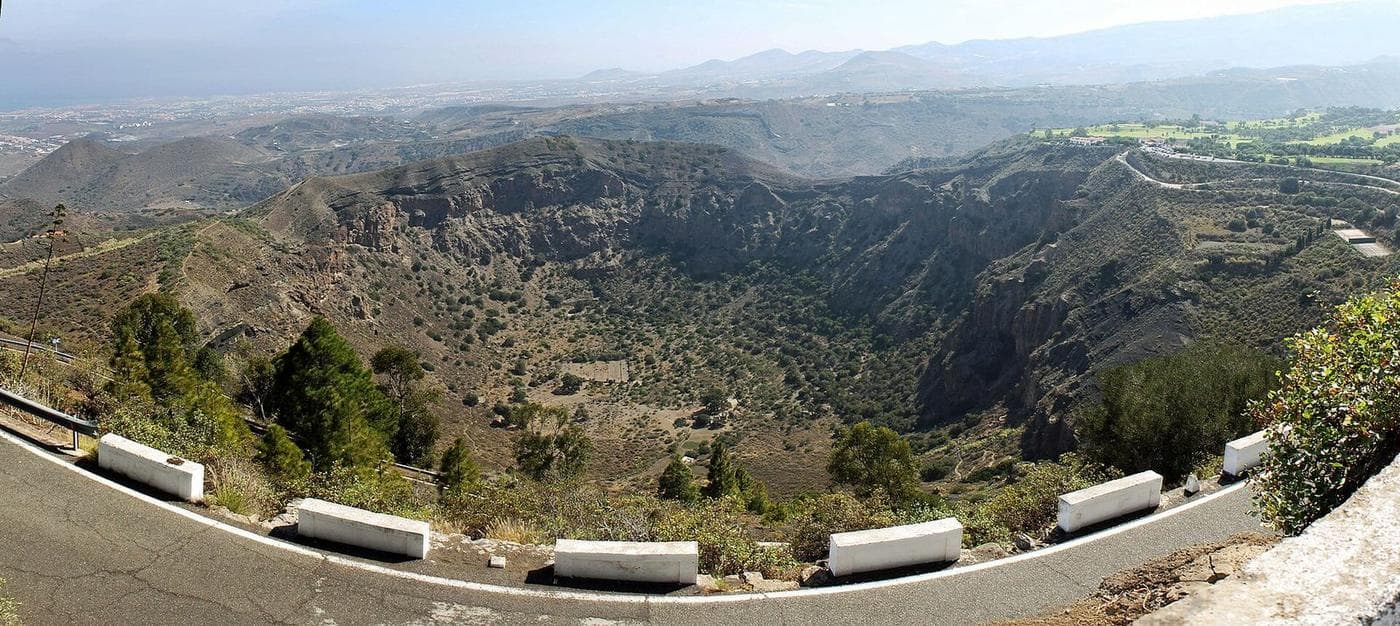 Vulkankrateret Caldera de Bandama, Gran Canaria